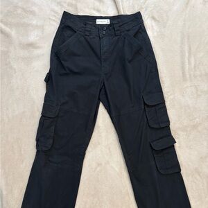Abercrombie & Fitch Black Cargo Pants